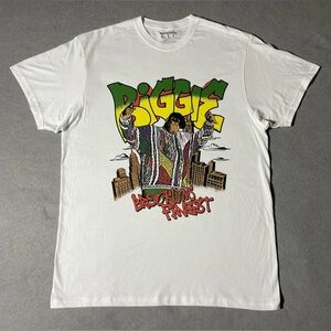 Biggie “Brooklyns Finest” Unisex T-Shirt White Size Large